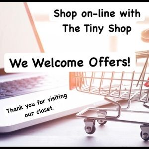 Hello, Welcome to our Closet! We do accept fair‎ and reasonable offers.